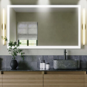 led fog free bathroom mirror