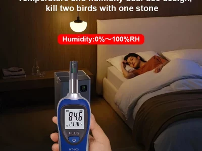 temp and humidity meter